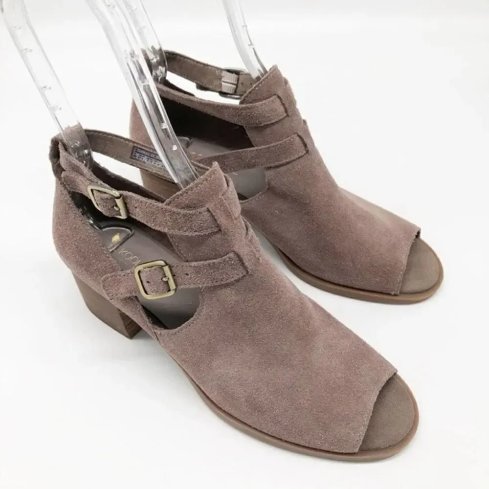 KOOLABURRA BY UGG Sophy Suede Peep Toe Ankle Boot